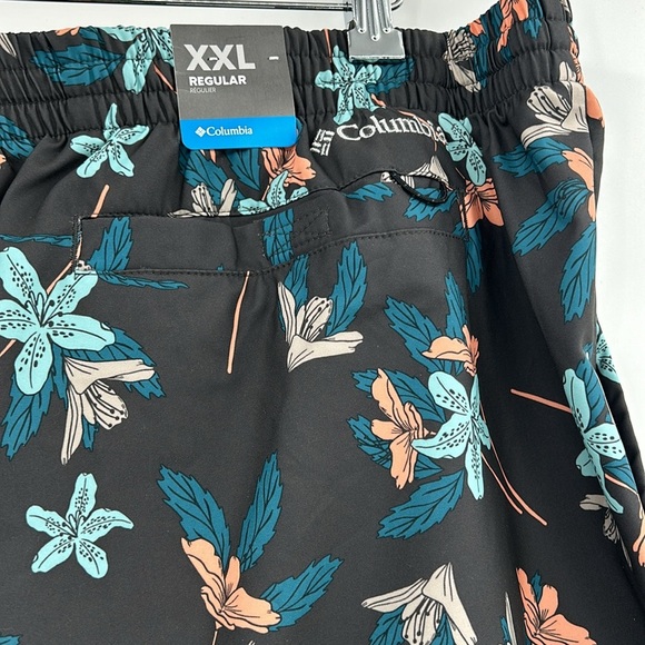 Columbia NWT Summertide Stretch Printed Shorts Men's XXL Swim‎ UPF 40 - Picture 9 of 9